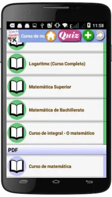 Curso de matematica android App screenshot 0