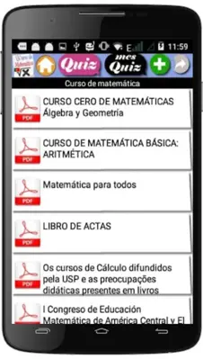 Curso de matematica android App screenshot 1